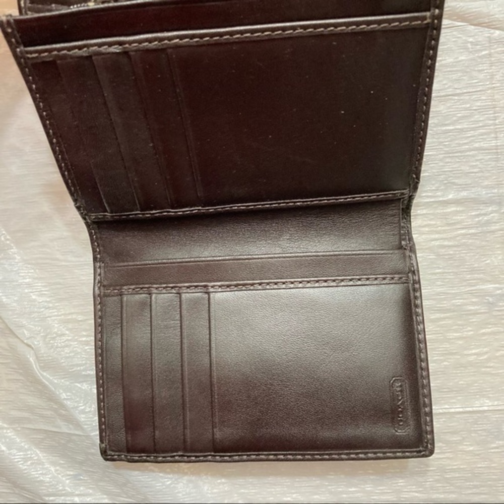 Coach signature c vintage red y2k compact wallet - Picture 11 of 13